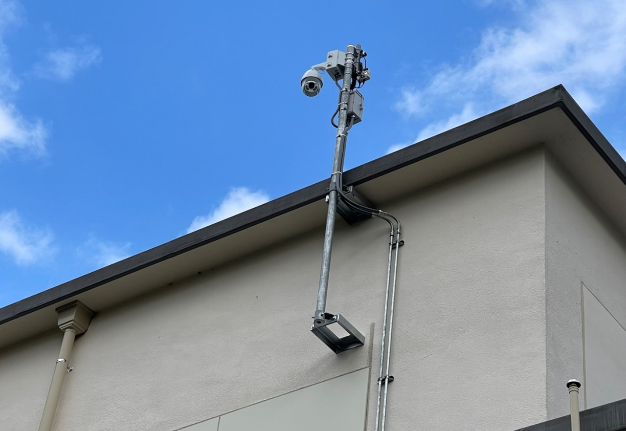永瀬発電所　屋上