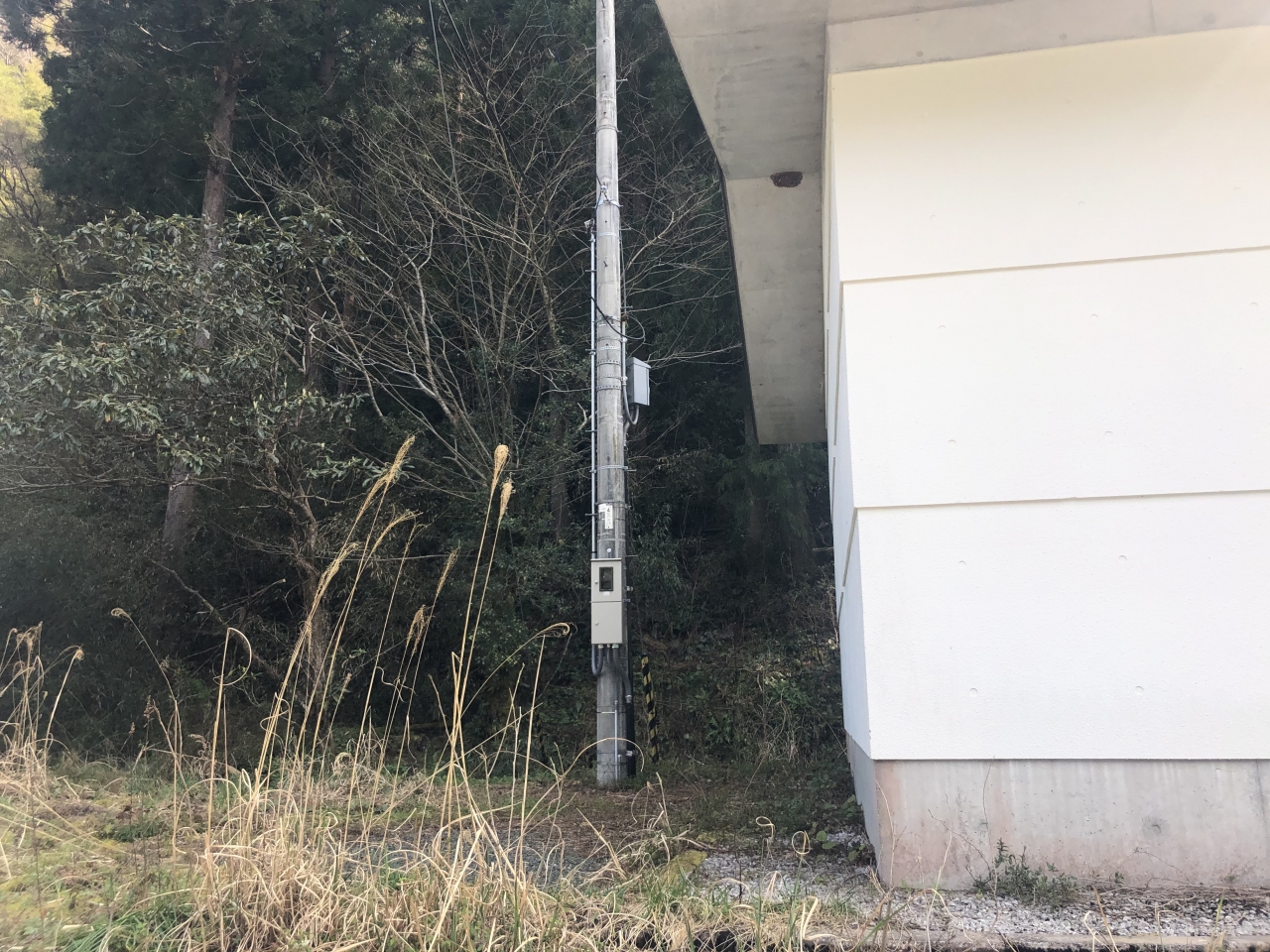 低圧化工事低圧引込　仁淀川町側